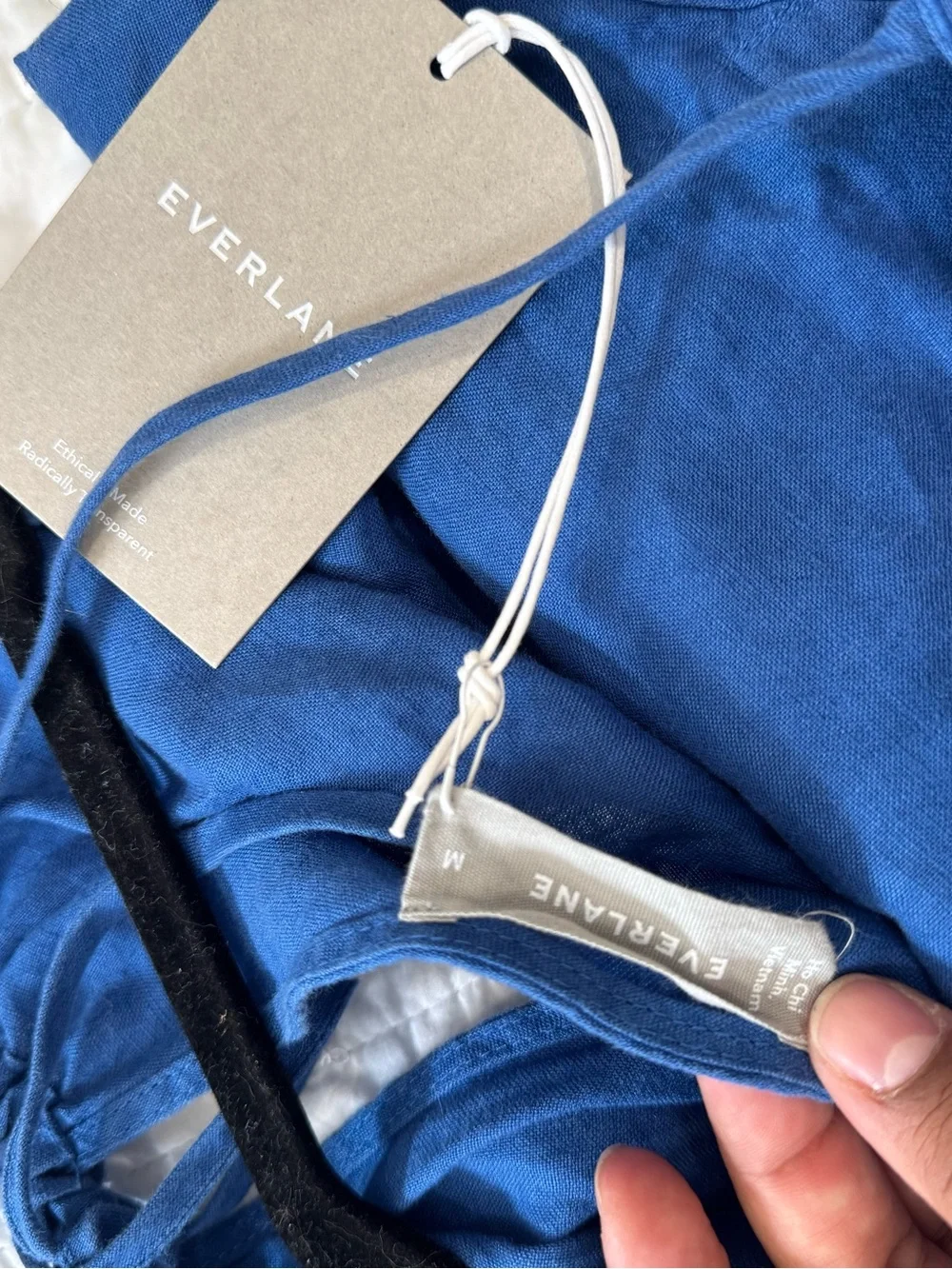 Everlane Linen Shoestring Jumpsuit